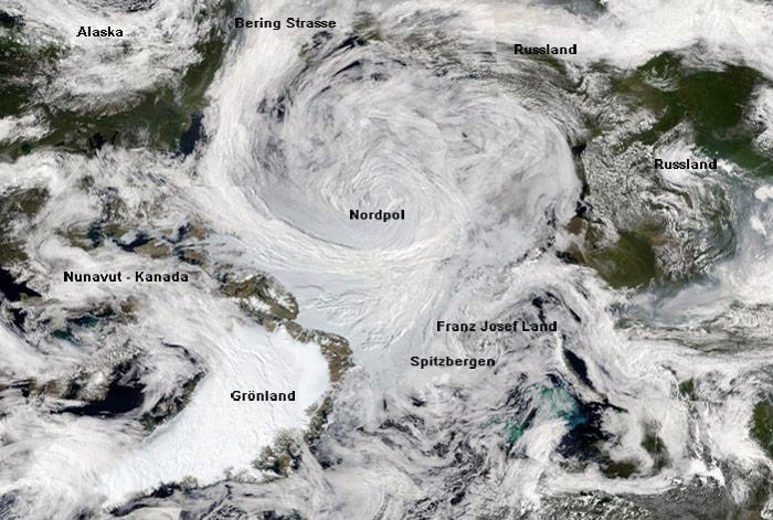 Das VIIRS (Visible Infrared Imaging Radiometer Suite) an Bord des Satelliten Suomi NPP hatte bereits am 07. August 2012 diese Aufnahmen gemacht. Das Bild zeigt die Ausmasse des Tiefdruckgebietes.