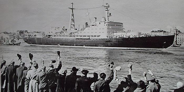 Die «Lenin» wurde 1959 als erstes nicht-militärisches, nuklearbetriebenes Schiff in Dienst gestellt.